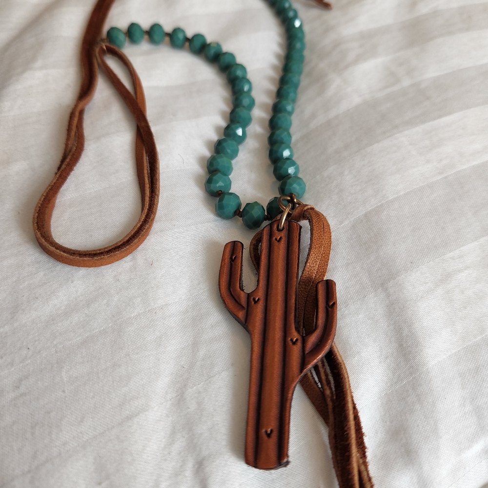 J.Forks Cactus Necklace